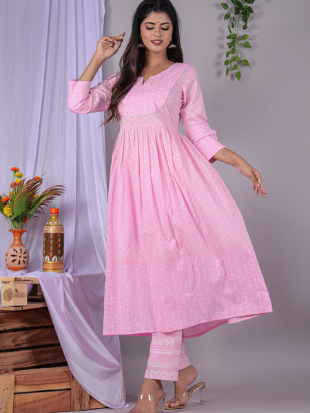 Women Printed Flared Dress