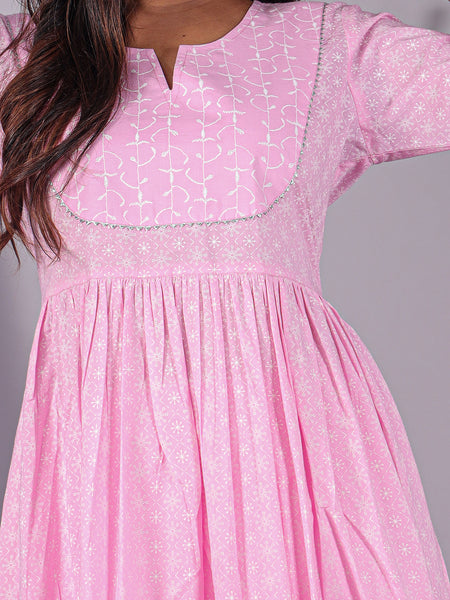 Women Printed Flared Dress