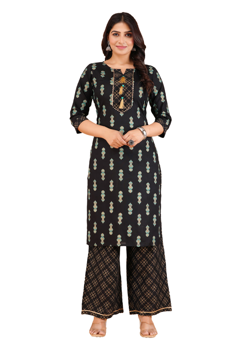 Printed Kurta & Bottom Set