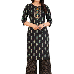 Printed Kurta & Bottom Set