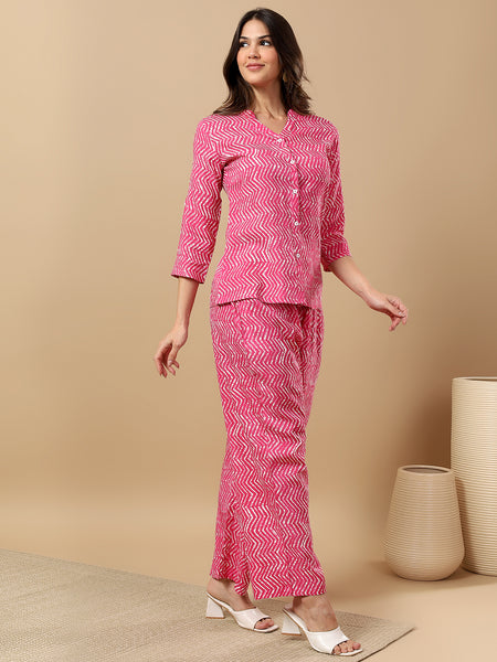 Pure Viscose Reyon Printed Kurta Pant Coord Set | Soft Fabric | Elastic Bottom