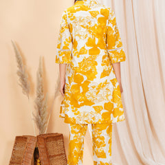 Pure Cotton Printed Kurta Pant Coord Set | Soft Fabric | Elastic Bottom