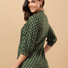 Pure Cotton Printed Top for Women | Soft, Breathable Daily Wear Blouse