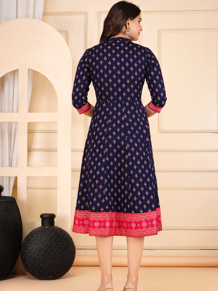 Printed Cotton Dress