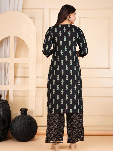 Printed Kurta & Bottom Set