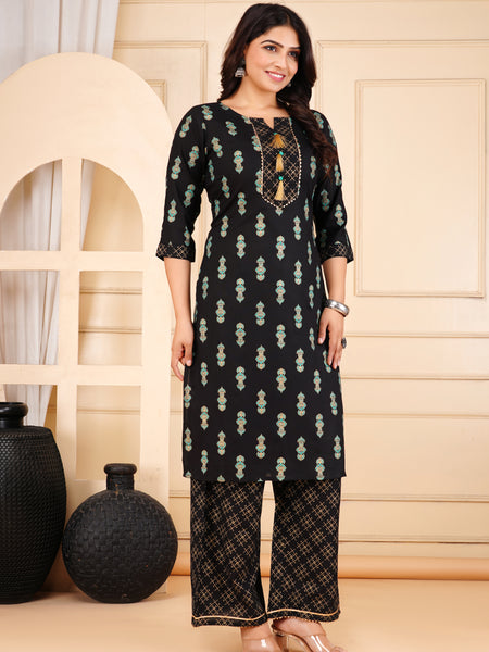 Printed Kurta & Bottom Set