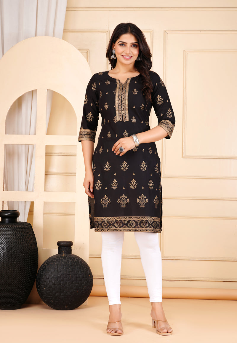 Printed Cotton Kurta