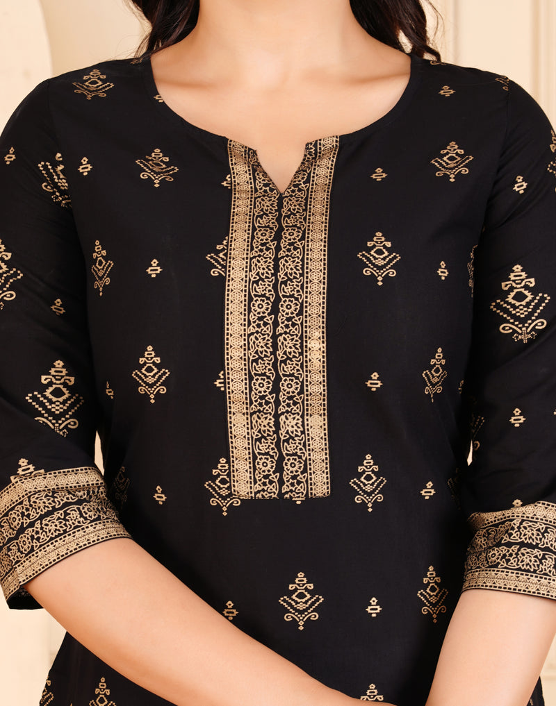Printed Cotton Kurta