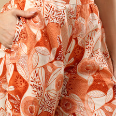 Pure Cotton Printed Kurta Pant Coord Set | Soft Fabric | Elastic Bottom