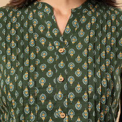 Pure Cotton Printed Top for Women | Soft, Breathable Daily Wear Blouse