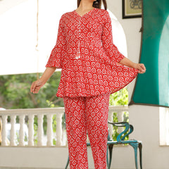 Women Pure Cotton Co-ords Set