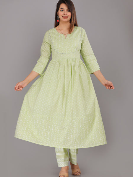 Women Printed Flared Dress