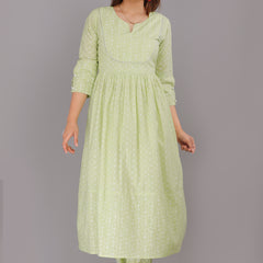 Women Printed Flared Dress