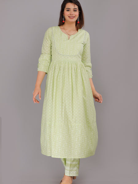 Women Printed Flared Dress