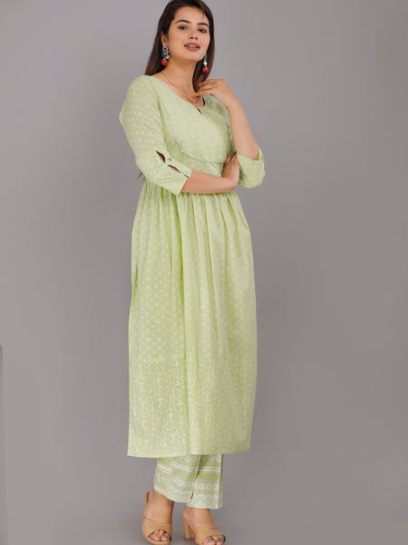 Women Printed Flared Dress