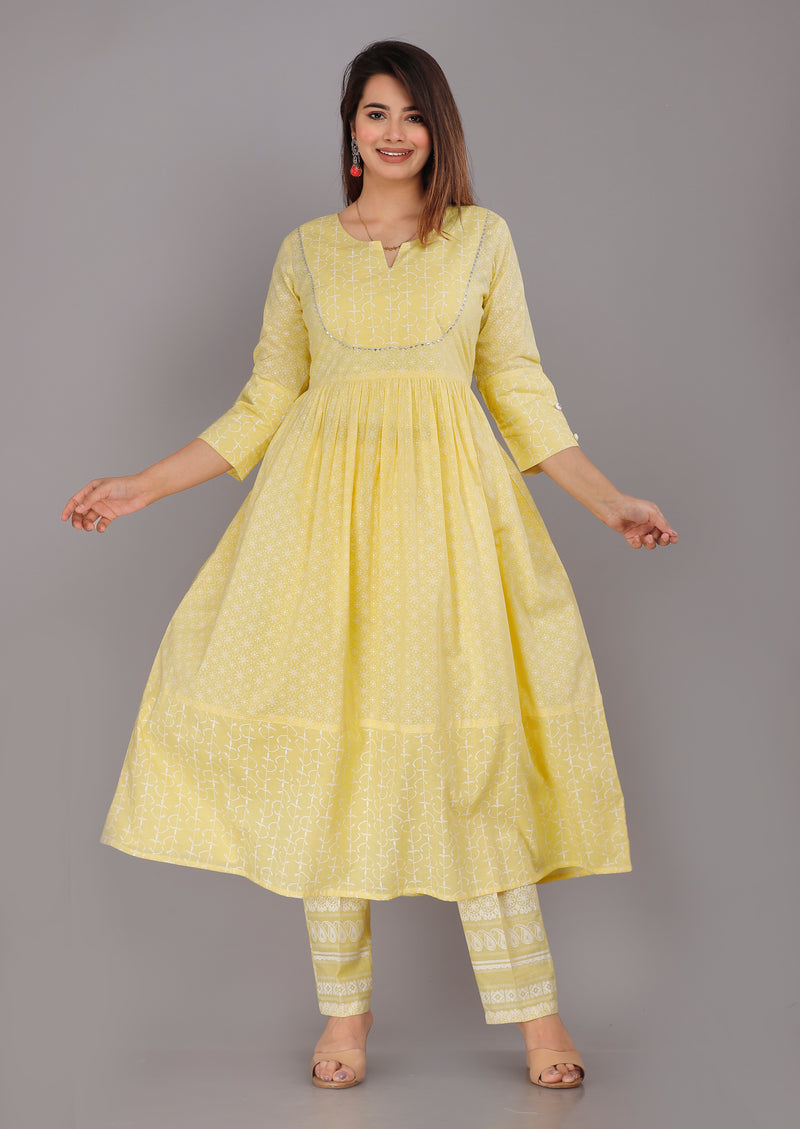 Women Printed Flared Dress