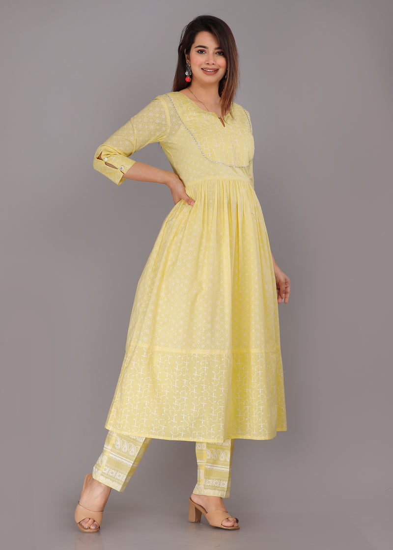 Women Printed Flared Dress