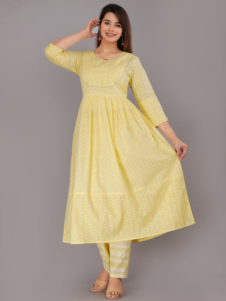 Women Printed Flared Dress